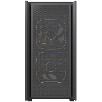 Корпус Powercase Корпус Mistral SM03 ARGB, Tempered Glass, 3x120mm ARGB PWM fans, чёрный, mATX  (CMMSM03B-A3)-1