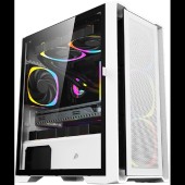 Корпус 1STPLAYER TRILOBITE T4 MESH ARGB White / mATX / 4x120mm ARGB fans / T4-WH-4FS7-W