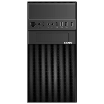 корпус Ginzzu D190 2*USB 2.0,AU-2