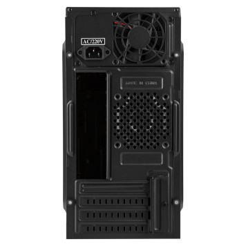 Корпус CBR Корпус mATX Minitower MX10, c БП 400W PSU-ATX400-08EC (400W/80mm), 2*USB 2.0, HD Audio+Mic, Black PCC-MATX-MX10-400W2-1