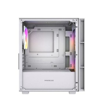 Корпус Powercase Корпус Mistral SM05 ARGB, Tempered Glass, 3x120mm ARGB PWM fans, белый, mATX  (CMMSM05W-A3)-2