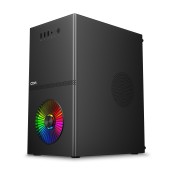 Корпус CBR Корпус mATX Minitower V867, без БП, 1*USB 3.0, 2*USB 2.0, HD Audio+Mic, Rainbow Fan, Black PCC-MATX-V867-WPSU