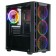 корпус Ginzzu CL650 mATX FAN 4*12FRGB  передняя панель Решетка