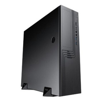 Корпус EL555BK PM-300TFX 80+Bronze U3.0*2+U2*2+2*combo Audio; fan 9cm; intrusion switch POWERMAN Slim Case 6143524