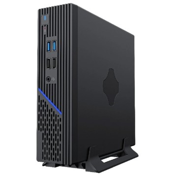 Корпус Foxline FL-109-AD120-DC mITX, w/ ext.PSU 120W, DC-converter, w/2xUSB2.0+2xUSB3.0, 1x40mmFan, black, VESA, w/pwr cord-2