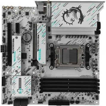 Материнская плата MSI B850M GAMING PLUS WIFI SocketAM5 AMD B850 4xDDR5 mATX AC`97 8ch(7.1) 5Gigabit RAID+HDMI+DP