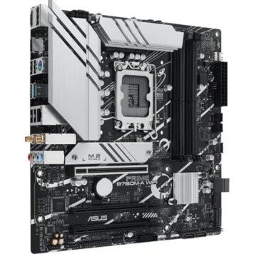 Материнская плата ASUS PRIME B760M-A WIFI (Socket 1700, mATX, 4xDDR5(128GB), 2xHDMI 2.1/DP, 3xPCIe 4.0x16, 1xLAN (2.5GbE), Wi-Fi, BT, 4xSATA 6Gb/s, 2xM.2, 2xUSB 3.2, 4xUSB 2.0, 1xPS/2)(90MB1EL0-M1EAY0)-2