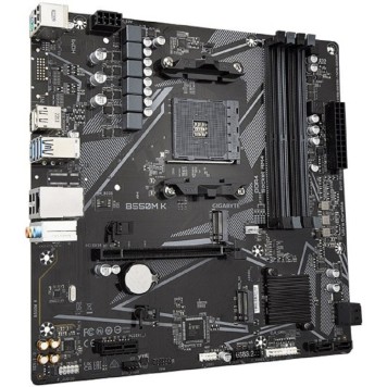Материнская плата Gigabyte B550M K SocketAM4, AMD B550,4xDDR4  mATX Ret-1
