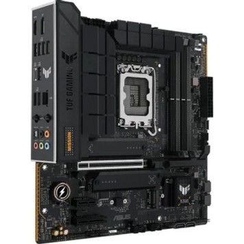 Материнская плата ASUS TUF GAMING B760M-PLUS WIFI II (Socket 1700, mATX, 4xDDR5(192GB),DP/HDMI, 1xPCIe 5.0x16/1xPCIe 4.0x4/1xPCIe 3.0, 1xLAN (2.5GbE), Wi-Fi, BT,4xSATA 6Gb/s, 3xM.2, 1xType-C, 3xUSB 3.2, 4xUSB 2.0)-1