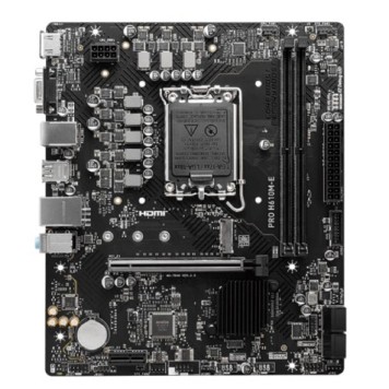 Материнская плата  MSI PRO H610M-E (LGA1700, H610, 2xDDR5, mATX,VGA+HDMI)