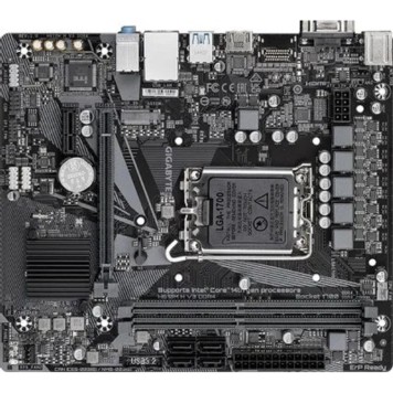 Материнская плата Gigabyte H610M H V3 DDR4 1700 Intel H610 2xDDR4 mATX AC`97 8ch(7.1) GbLAN+VGA+HDMI-1