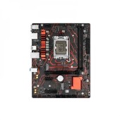 Материнская плата MAXSUN MS-Milestone B760M D5L V2 (Socket 1700, mATX, 2*DDR5(96Gb), DP/HDMI, 4*SATA3, 2*M.2, 1*PCIEx16/1*PCIEx4/1*PCIEx1, 4*USB 2.0, 4*USB 3.2 Gen1, LAN 1*2,5G, black-red, RTL)