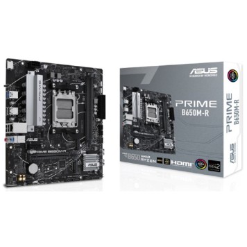 Материнская плата ASUS PRIME B650M-R (Socket AM5, mATX, 2xDDR5(96GB), HDMI 2.1, 1xPCIe 4.0x16/1xPCIe 4.0, 1xLAN (2.5GbE), 4xSATA 6Gb/s, 2xM.2, 2xUSB 3.2, 4xUSB 2.0)