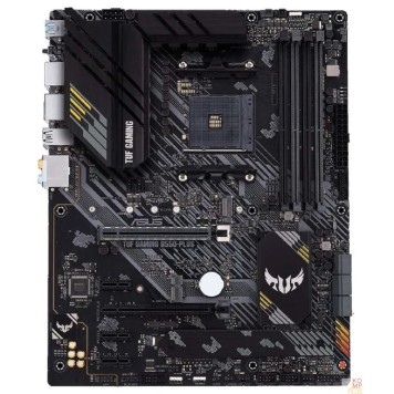 Материнская плата ASUS TUF GAMING B550-PLUS (Socket AM4, ATX, 4xDDR4(128GB),DP/HDMI, 1xPCIe 4.0x16/1xPCIe 3.0x16/3xPCIe 3.0, 1xLAN (2.5GbE), 6xSATA 6Gb/s, 2xM.2, 1xM.2 E key, 1xType-C, 5xUSB 3.2, 2xUSB 2.0)