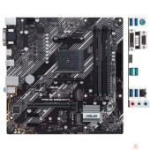 Материнская плата ASUS PRIME B550M-K (Socket AM4, mATX, 4xDDR4(128GB), VGA/DVI-D/HDMI 2.1, 1xPCIe 4.0x16/2xPCIe 3.0, 1xLAN, 4xSATA 6Gb/s, 2xM.2, 6xUSB 3.2, 1xPS/2)