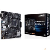 Материнская плата ASUS PRIME B450M-K II (Socket AM4, mATX, 2xDDR4(64GB), VGA/DVI-D/HDMI 2.0, 1xPCIe 3.0x16/2xPCIe 2.0, 1xLAN, 6xSATA 6Gb/s, 1xM.2, 4xUSB 3.2, 2xUSB 2.0, 1xPS/2)