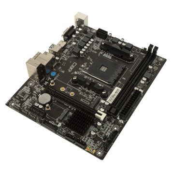 Материнская плата CBR A320 OEM  Chipset A320, Socket AM4, 2*DDR4, mATX, VGA+HDMI, 1*PCIEx16,1*PCIEx1, 1*M.2(NVME), 4*SATA3, 2*USB2.0 + 4*USB3.0, LAN 1Gb OEM УПАКОВКА-1