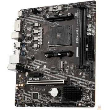 Материнская плата MSI B550M-A PRO Soc-AM4 AMD B550 2xDDR4 mATX AC`97 8ch(7.1) GbLAN RAID+DVI+HDMI-1