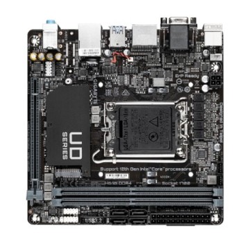 Материнская плата Gigabyte H610I DDR4 Soc-1700 Intel H610 2xDDR4 mini-ITX AC`97 8ch(7.1) GbLAN+VGA+HDMI+DP
