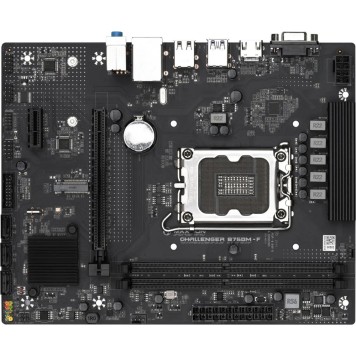 Материнская плата MAXSUN MS-Challenger B760M-F (Socket 1700, mATX, 2*DDR4, VGA/HDMI, 3*SATA3, 1*M.2, 1xPCI-E x16 /1xPCI-E x, 4*USB 2.0, 2*USB 3.2 Gen1 , LAN 1*1G, RTL)-1