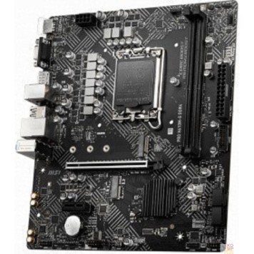 Материнская плата MSI PRO H610M-G DDR4 {Intel H610 LGA1700 2xDDR4-3200 1xPCIex16 4xSATA 1xM.2 HDMI VGA DP / mATX}-1