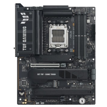 Материнская плата ASUS TUF GAMING X870E-PLUS WIFI7 (Socket AM5,ATX, 4xDDR5(256GB), HDMI/2xUSB4, 1xPCIe 5.0x16/1xPCIe 4.0x16/1xPCIe 3.0x1, 1xLAN 2.5GbE, Wi-Fi 7, BT, 4xSATA 6Gb/s, 4xM.2, 2xType-C, 7xUSB 3.2, 4xUSB 2.0)-1
