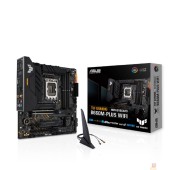 Материнская плата ASUS TUF GAMING B660M-PLUS WIFI (Socket 1700, mATX, 4xDDR5(128GB), DP/HDMI, 1xPCIe 5.0x16/1xPCIe 3.0x16/1xPCIe 4.0, 1xLAN (2.5GbE), 4xSATA 6Gb/s, 2xM.2, 1xType-C, 5xUSB 3.2, 2xUSB 2.0)