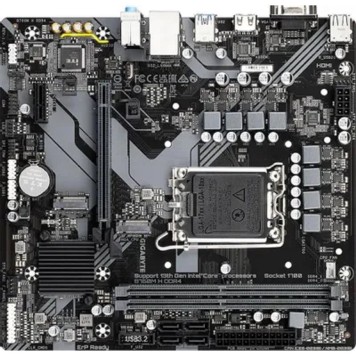 Материнская плата Gigabyte B760M H DDR4 Soc-1700, Intel B760, mATX, Ret-2