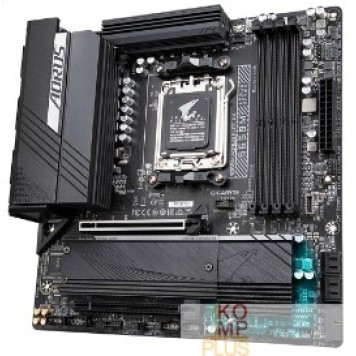 Материнская плата Gigabyte B650M AORUS ELITE AX {Socket AM5, AMD B650, 4xDDR5-5200, HDMI+DP, 2xPCI-Ex16, 4xSATA3(RAID 0/1/10), 2xM.2, 8 Ch Audio, 2.5GLan, WiFi, (4+4)xUSB2.0, (7+2)xUSB3.2, (1+1)xUSB3.2 Type-C™, mATX}-2