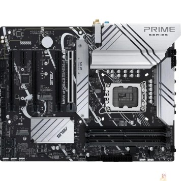 Материнская плата ASUS PRIME Z790-P WIFI (Socket 1700, ATX, 4xDDR5(192GB), DP/HDMI, 1xPCIe 5.0x16/3xPCIe 4.0x16/1xPCIe 3.0, 1xLAN (2.5GbE), Wi-Fi, BT, 4xSATA 6Gb/s, 3xM.2, 1xType-C, 3xUSB 3.2, 4xUSB 2)