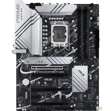 Материнская плата ASUS PRIME Z790-P WIFI (Socket 1700, ATX, 4xDDR5(192GB), DP/HDMI, 1xPCIe 5.0x16/3xPCIe 4.0x16/1xPCIe 3.0, 1xLAN (2.5GbE), Wi-Fi, BT, 4xSATA 6Gb/s, 3xM.2, 1xType-C, 3xUSB 3.2, 4xUSB 2)-1