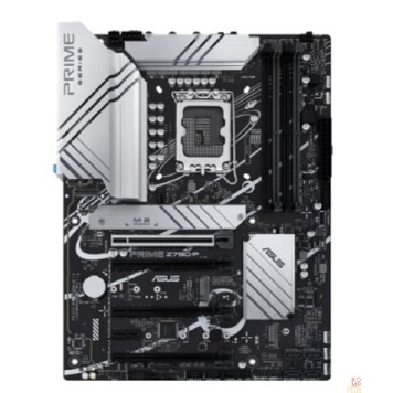 Материнская плата ASUS PRIME Z790-P (Socket 1700, ATX, 4xDDR5(192GB), DP/HDMI, 1xPCIe 5.0x16/3xPCIe 4.0x16/1xPCIe 3.0, 1xLAN (2.5GbE), 4xSATA 6Gb/s, 3xM.2, 1xM.2 E key, 1xType-C, 3xUSB 3.2, 4xUSB 2.0, 1xPS/2)