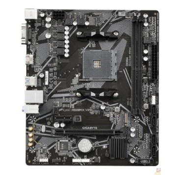 Материнская плата Gigabyte A520M K V2 RTL {Soc-AM4, AMD A520, 2xDDR4, mATX AC`97 8ch(7.1) GbLAN RAID+VGA+HDMI}