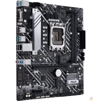 Материнская плата ASUS PRIME H610M-A D4-CSM (Socket 1700, mATX, 2xDDR4(64GB),  VGA/DP/HDMI 2.1, 1xPCIe 4.0x16/1xPCIe 3.0, 1xLAN, 4xSATA 6Gb/s, 2xM.2, 1xM.2 E key, 2xUSB 3.2, 4xUSB 2.0, 2xPS/2)-1
