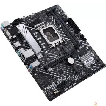 Материнская плата ASUS PRIME H610M-A D4-CSM (Socket 1700, mATX, 2xDDR4(64GB),  VGA/DP/HDMI 2.1, 1xPCIe 4.0x16/1xPCIe 3.0, 1xLAN, 4xSATA 6Gb/s, 2xM.2, 1xM.2 E key, 2xUSB 3.2, 4xUSB 2.0, 2xPS/2)-2