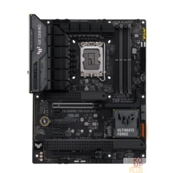 Материнская плата ASUS TUF GAMING Z790-PLUS WIFI (Socket 1700, ATX, 4xDDR5(192GB), DP/HDMI, 1xPCIe 5.0x16/1xPCIe 4.0x16/1xPCIe 4.0x4, 2xPCIe 3.0, 1xLAN (2.5GbE), Wi-Fi 6E, BT, 4xSATA 6Gb/s, 4xM.2, 2xType-C, 6xUSB 3.2)