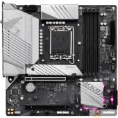 Материнская плата Gigabyte B760M AORUS ELITE AX {Soc-1700 Intel B760 4xDDR5 mATX AC`97 8ch(7.1) 2.5Gg RAID+HDMI+DP}