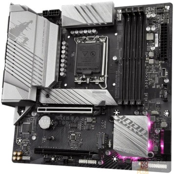 Материнская плата Gigabyte B760M AORUS ELITE AX {Soc-1700 Intel B760 4xDDR5 mATX AC`97 8ch(7.1) 2.5Gg RAID+HDMI+DP}-1