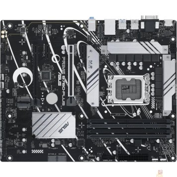 Материнская плата ASUS PRIME B760-PLUS (Socket 1700, mATX, 4xDDR5(192GB), DP/HDMI, 2xPCIe 4.0x16/1xPCIe 4.0, 1xLAN (2.5GbE), 4xSATA 6Gb/s, 2xM.2, 2xUSB 3.2, 4xUSB 2.0, 1xPS/2)