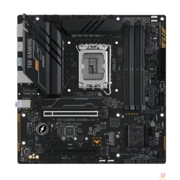 Материнская плата ASUS TUF GAMING B760M-E D4 (Socket 1700, mATX, 4xDDR4(128GB), HDMI 2.1/DP, 2xPCIe 4.0x16/1xPCIe 4.0, 1xLAN (2.5GbE), 4xSATA 6Gb/s, 2xM.2, 1xM.2 E key, 4xUSB 3.2, 2xUSB 2.0, 1xPS/2,)