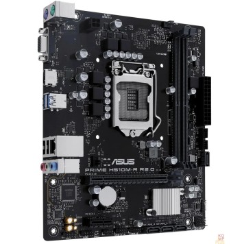 Материнская плата ASUS PRIME H510M-R R2.0-SI (Socket 1200, mATX, 2xDDR4(64GB), VGA/HDMI, 1xPCIe 4.0x16/1xPCIe 3.0, 1xLAN, 4xSATA 6Gb/s, 4xUSB 3.2, 2xUSB 2.0, 1xPS/2)-2