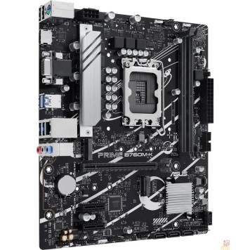 Материнская плата ASUS PRIME B760M-K (Socket 1700, mATX, 2xDDR5(96GB), VGA/HDMI 2.1, 1xPCIe 4.0x16/2xPCIe 4.0, 1xLAN (2.5GbE), 4xSATA 6Gb/s, 2xM.2, 4xUSB 3.2, 2xUSB 2.0, 1xPS/2)-2