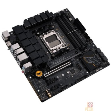 Материнская плата ASUS TUF GAMING B650M-E (Socket AM5, mATX, 4xDDR5(128GB), HDMI 2.1/2xDP/1xPCIe 4.0x16/2xPCIe 4.0, 1xLAN (2.5GbE), 4xSATA 6Gb/s, 2xM.2, 1xType-C, 3xUSB 3.2, 4xUSB 2.0)-1