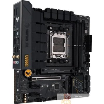 Материнская плата ASUS TUF GAMING B650M-E WIFI (Socket AM5, mATX, 4xDDR5(128GB), 4xDDR5(192GB), DP/HDMI, 2xPCIe 4.0x16/1xPCIe 4.0, 1xLAN (2.5GbE), Wi-Fi 6i, BT5.2, 4xSATA 6Gb/s, 3xM.2, 1xType-C, 4xUSB 3.2, 3xUSB 2.0)-1