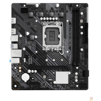 Материнская плата ASROCK H610M-H2/M.2 D5, Socket 1700, Intel®H610, 2xDDR5-4800, HDMI+HDMI, 1xPCI-Ex16, 1xPCI-Ex1, 4xSATA3, 1xM.2, 8Ch Audio, GLan, (4+2)xUSB2.0, (2+2)xUSB3.2, 1xPS/2, mATX, RTL