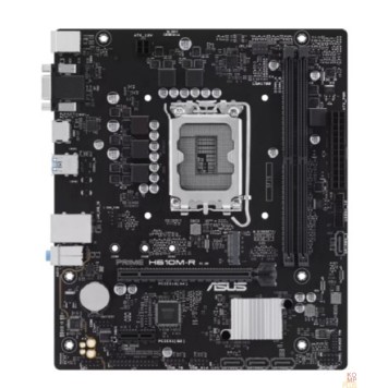 Материнская плата ASUS PRIME H610M-R-SI (Socket 1700, mATX, 2xDDR5(96GB), VGA/HDMI 2.1/DP, 1xPCIe 4.0x16/1xPCIe 3.0, 1xLAN, 4xSATA 6Gb/s, 1xM.2, 2xUSB 3.2, 2xUSB 2.0, 2xPS/2)