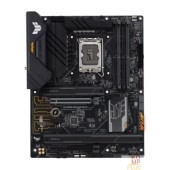 Материнская плата ASUS TUF GAMING B660-PLUS WIFI D4 (Socket 1700, ATX, 4xDDR4(128GB), DP/HDMI, 1xPCIe 5.0x16/1xPCIe 3.0x16/2xPCIe 3.0, 1xLAN (2.5GbE), Wi-Fi, BT, 4xSATA 6Gb/s, 3xM.2, 1xType-C, 4xUSB 3.2)