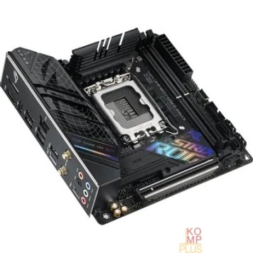 Материнская плата ASUS ROG STRIX B760-I GAMING WIFI  (Socket 1700, mini ITX, 2xDDR5(96GB), DP/HDMI, 1xPCIe 5.0x16, 1xLAN (2.5GbE), Wi-Fi, 4xSATA 6Gb/s, 2xM.2, 2xType-C, 3xUSB 3.2, 3xUSB 2.0)