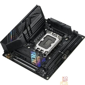 Материнская плата ASUS ROG STRIX B760-I GAMING WIFI  (Socket 1700, mini ITX, 2xDDR5(96GB), DP/HDMI, 1xPCIe 5.0x16, 1xLAN (2.5GbE), Wi-Fi, 4xSATA 6Gb/s, 2xM.2, 2xType-C, 3xUSB 3.2, 3xUSB 2.0)-1