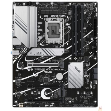 Материнская плата ASUS PRIME H770-PLUS (Socket 1700, ATX, 4xDDR5 (192GB), DP/HDMI, 1xPCIe 5.0x16/1xPCIe 4.0x16/xPCIex1.0, 1xLAN (2.5GbE), 4xSATA 6Gb/s, 3xM.2, 1xType-C, 3xUSB 3.2, 2xUSB 2.0)